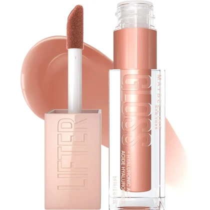 رژ لب براق مایع میبلین مدل Lifter Gloss رنگ Stone شماره 008 – 5.4 میلی‌لیتر