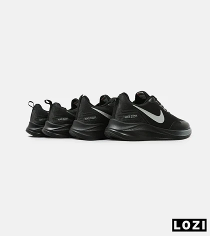 کفش کتانی بزرگ پا مشکی Nike air zoom مدل 5966