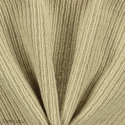 تاپ بافت پپا زنانه مدل Loomy رنگ کرم