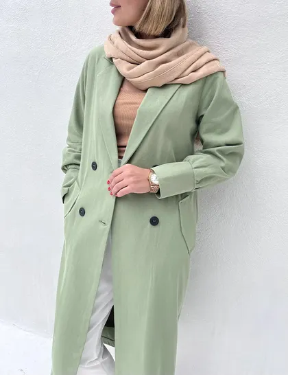 کت کتان زنانه کد CB001