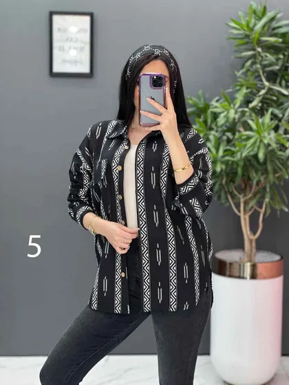 شومیز جلو دکمه سنتی