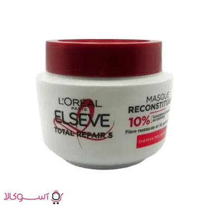 ماسک ترمیم کننده مو لورآل مدل Total repair 5 حجم 300 میل