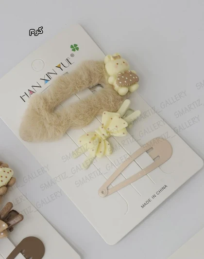 پک گیره 3تایی مخمل رنگی