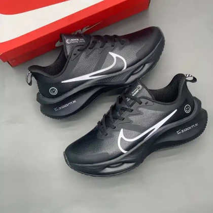 کفش نایک زوم ایکس لبخند چرمی مشکی Nike ZoomX Smile Leather Black
