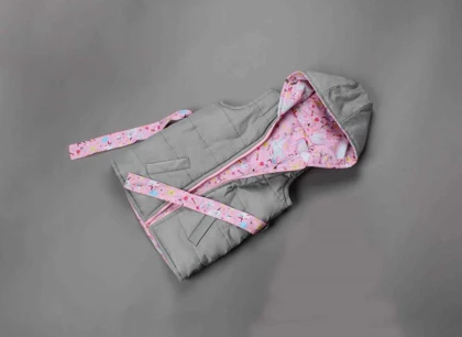 پافر دخترانه دورو طرح تکشاخ