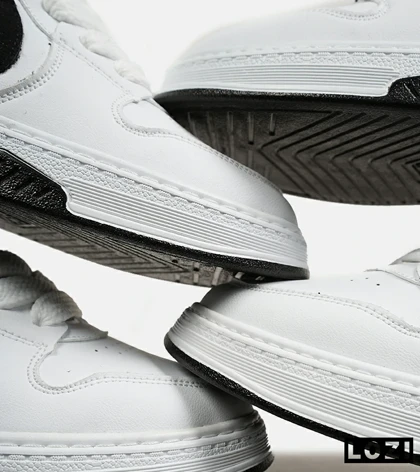 کفش کتانی بزرگ پا سفید مشکی NIKE AIR FORCE