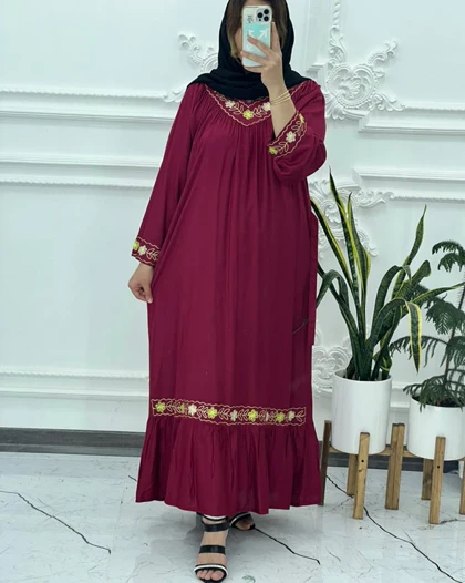 لباس ساحلی کریشه گلدوزی 4118