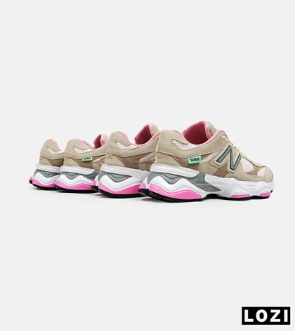 کفش کتانی زنانه کرم صورتی NEW BALANCE 9060
