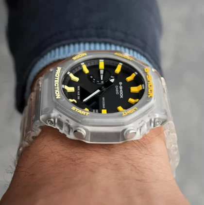 ساعت جی شاک 2100 شفاف