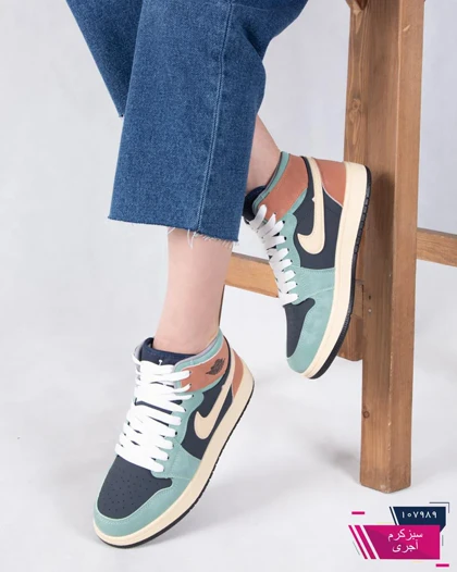 کتانی دخترونه وارداتی جردن ساق‌دارNIKE/3220