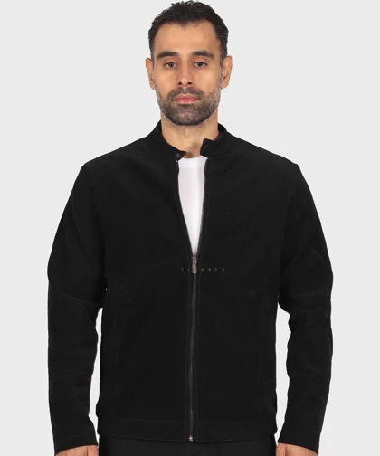 کت چرم مردانه ساده و اسپرت 2423