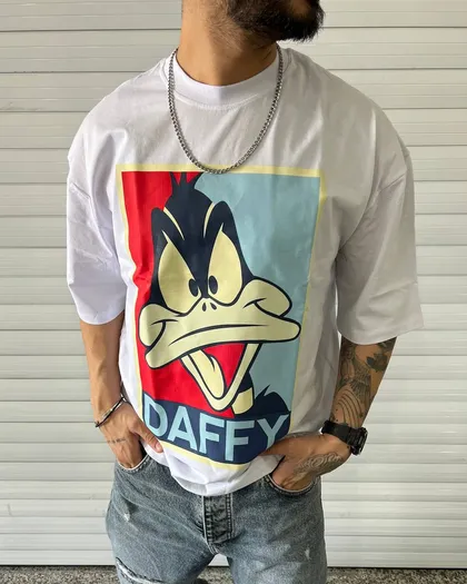 تیشرت سفید DAFFY