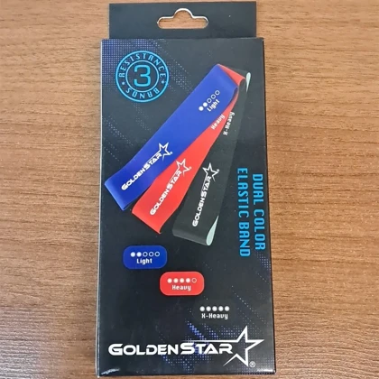 کش مینی لوپ گلدن استار Dual Color بسته 3 عددی