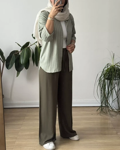 شلوار بگ نخی