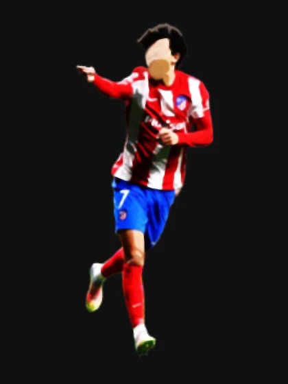 تیشرت ورزشی اتلتیکو مادرید | تیشرت Atletico madrid طرح Joao Felix celebrating کد 144261