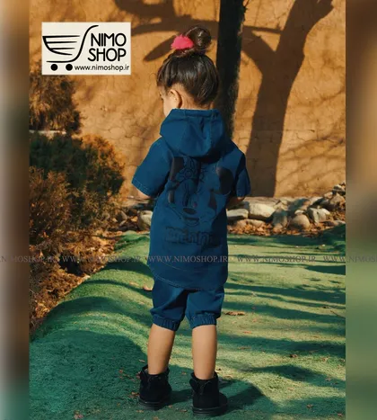 هودی شلوار دخترانه تابستانی مدل میکی موس