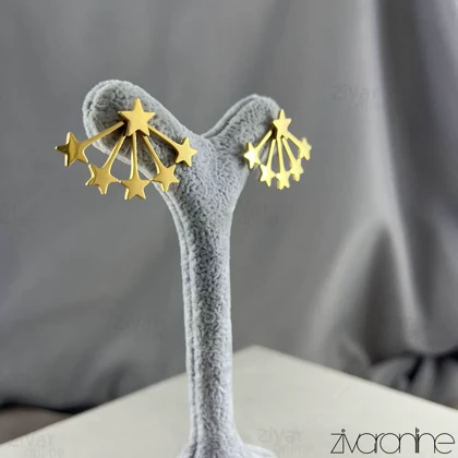 گوشواره زنانه پشت گوشی مدل ستاره 20381