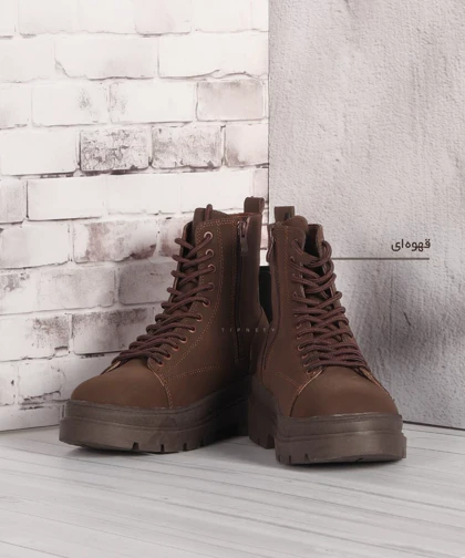 نیم بوت مردانه کرم و زیپ‌دار 2017