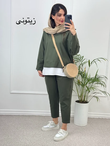 ست مانتو شلوار مام استایل
