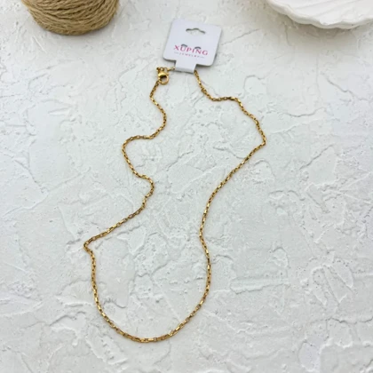 گردنبند زنانه طرح اجری با رنگ ثابت ژوپینگ