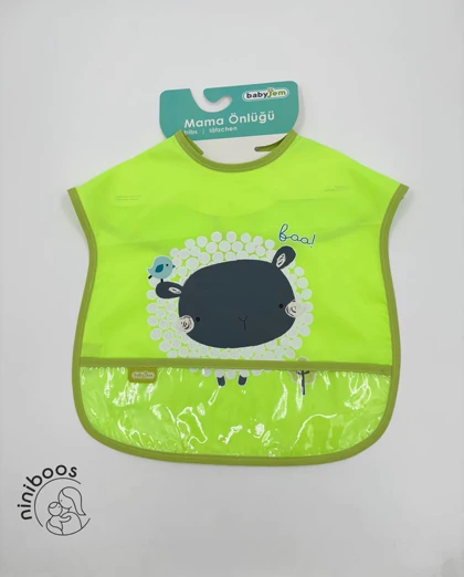 پیشبند کودک بدون آستین طرح گوسفند بیبی جم baby jem