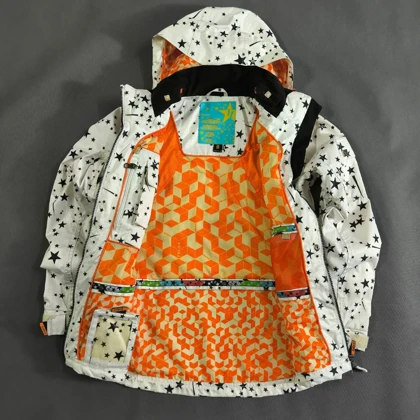 SIZE S-M کاپشن اسکی زنانه و دخترانه گورتکس حرفه ای اورجینال از برند معتبر FELICE کره جنوبی