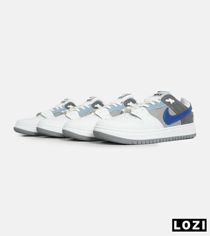 کفش کتانی بزرگ پا طوسی آبی نایک NIKE SB
