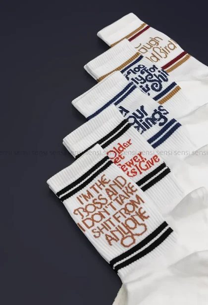 جوراب انگلیسی ساق‌دار پنبه کد1004997