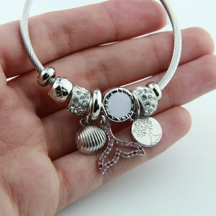 دستبند پاندورا مدل دم وال