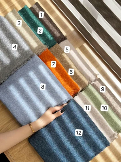 1805- شال لبه ریش پلیسه (ایراددار)