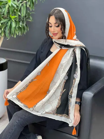 شال طرح کمربندی