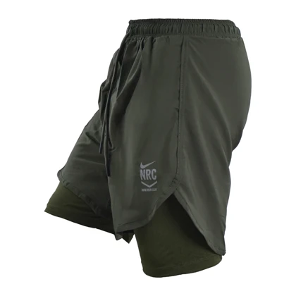 شلوارک کشاله دار ورزشی مردانه نایک مدل Dri Fit-4H0213 یشمی