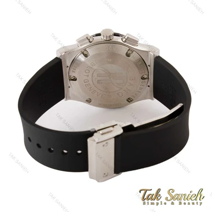 ساعت هابلوت مردانه سیلور مشکی سه موتوره Hublot-4161-G