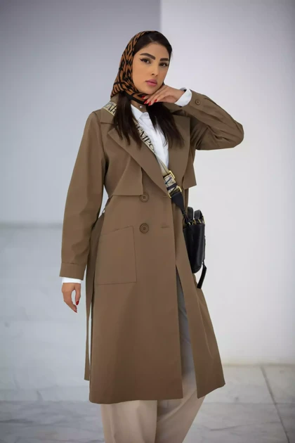 مانتو پارکا بلند ژیله دار الیکا