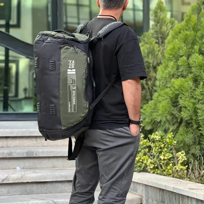 ساک ورزشی 55 لیتری مدل MISCELLANEOUS - SPACE MAN 10016 قابل تبدل به کوله