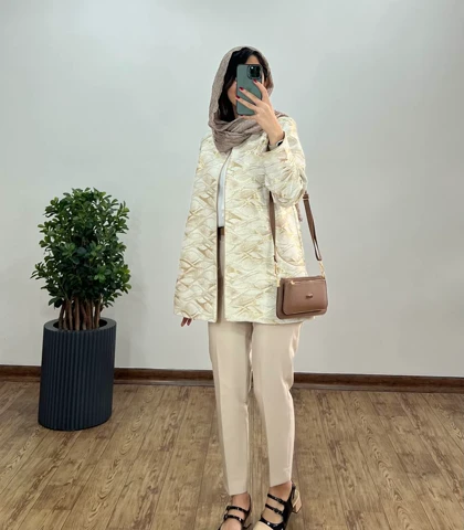 مانتو ژاکارد مغزی دوزی هدی 1
