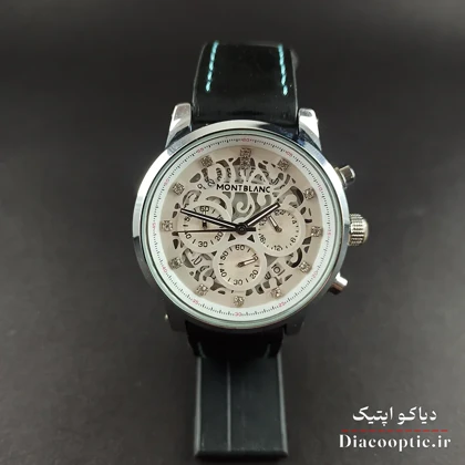 ساعت مچی مردانه برند مونت بلانک سه موتور با بند اضافه مدل DO1154