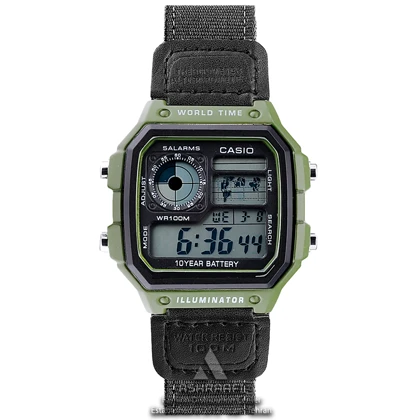 ساعت کاسیو بند برزنتی Casio AE-1200-32