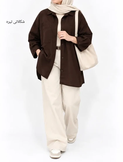 مانتو لینن پنبه سوگند