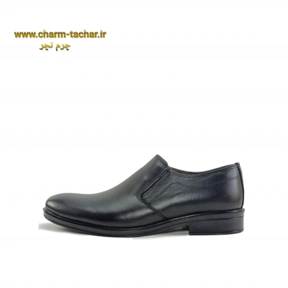 کفش رسمی اداری بدون بند مردانه چرم طبیعیsi665