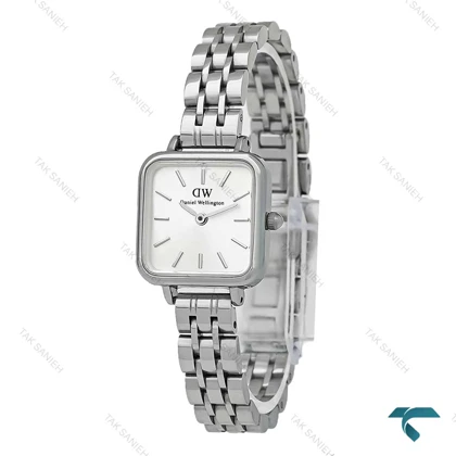 ساعت مچی DW زنانه مربعی فلزی تمام سیلور DW-7262-L