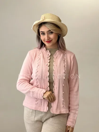 ژاکت مدل شکوفه