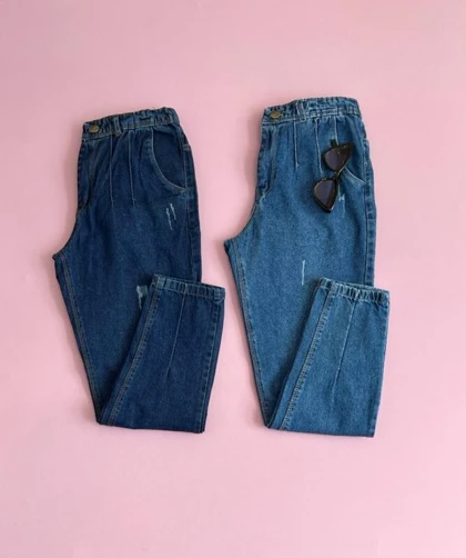 شلوار جین مام فیت کد 1668