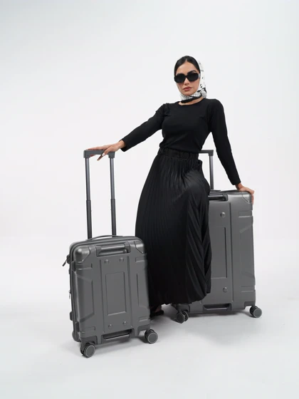 مجموعه 3 عددی چمدان رزمری مدل Rose Merry RL-204-3J_Black