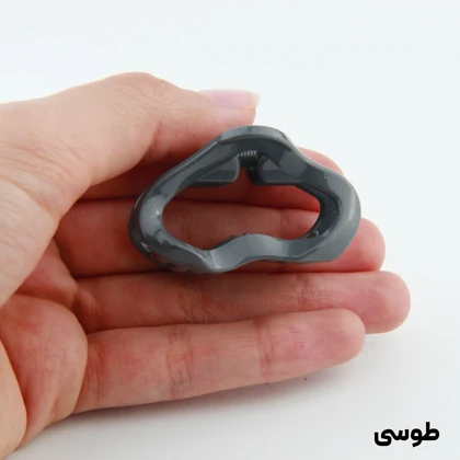 کلیپس دخترانه مدل منحنی کوچک دو رنگ