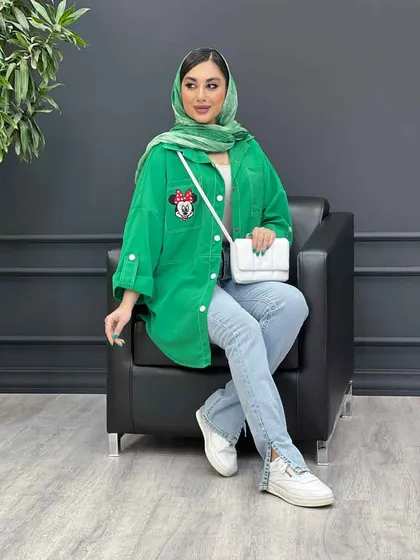 مانتو داکرون دوخت دار میکی موس