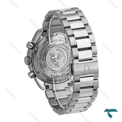 ساعت امگا SpeedMaster مردانه استیل صفحه سرمه ای Omega-7150-G