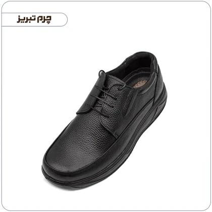 کفش راحتی مردانه چرم مدل کارا بندی