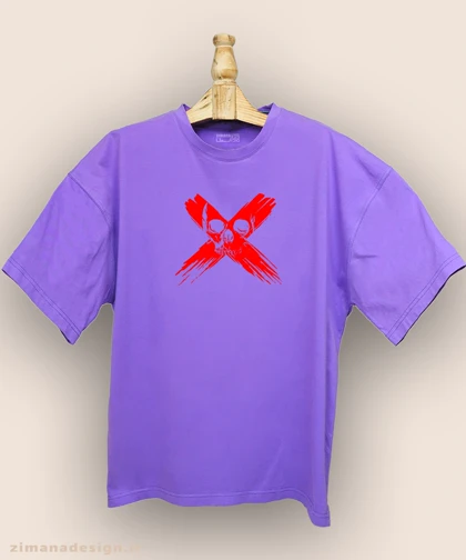 تیشرت لش مردانه و زنانه طرح اسکلت مرگ کد 930