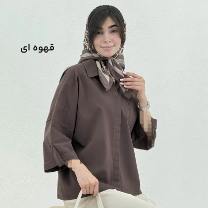 شومیز زنانه لینن پشت دکمه | آی بولک